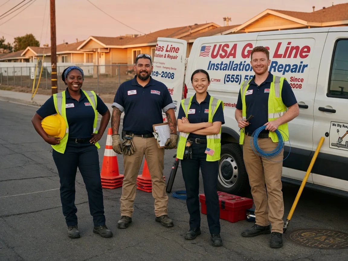 Gas Line Installation company in Julian, PA